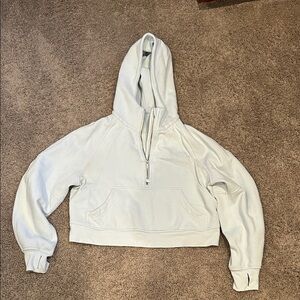 Lululemon Light Blue Scuba Hoodie Half Zip
